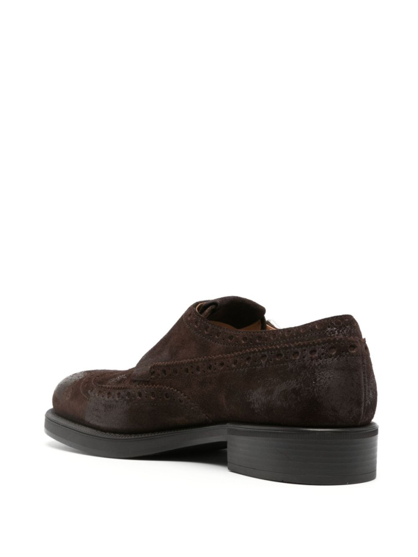Brown Round Toe Dress Shoes