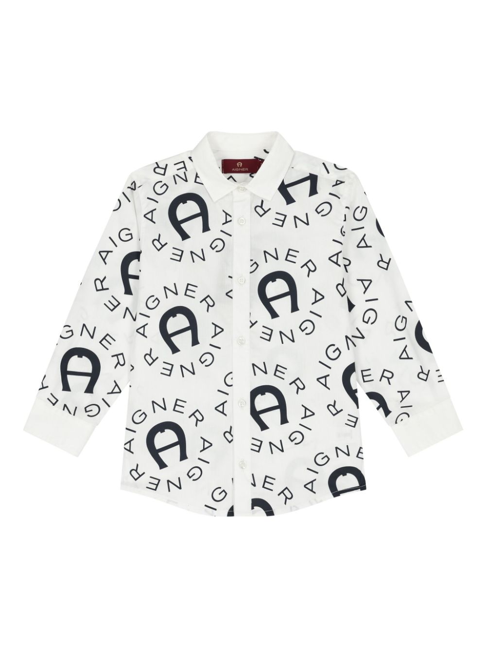 Logo-print shirt - White