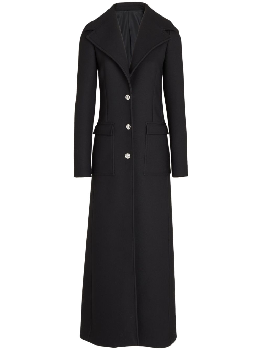 Gabardine coat - Black