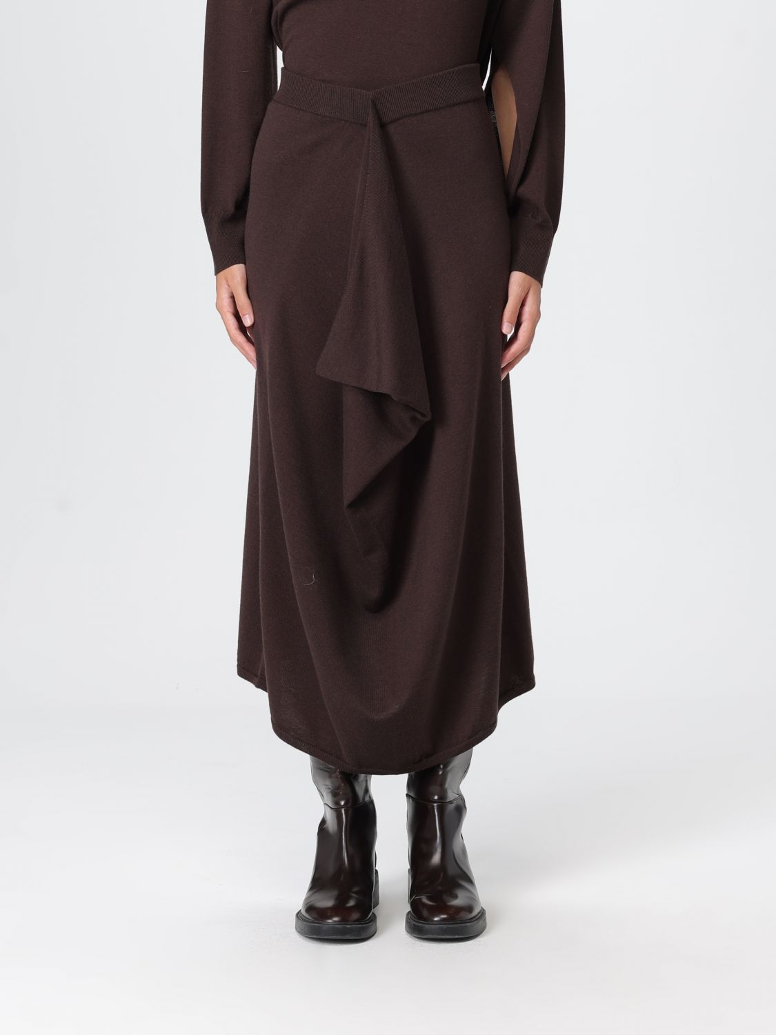 Skirt Woman color Brown