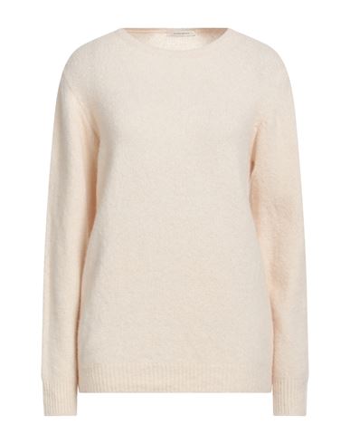 Woman Sweater Ivory Size L Merino Wool, Nylon, Cashmere, Elastane