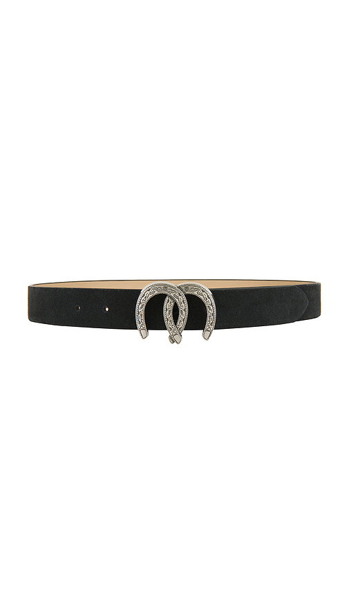 Understated Leather CEINTURE HORSESHOE en Black. M/L. Also en L/XL