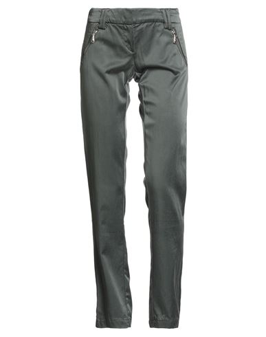 Jacob Cohёn Woman Pants Dark green Size 27 Cupro, Cotton, Elastane