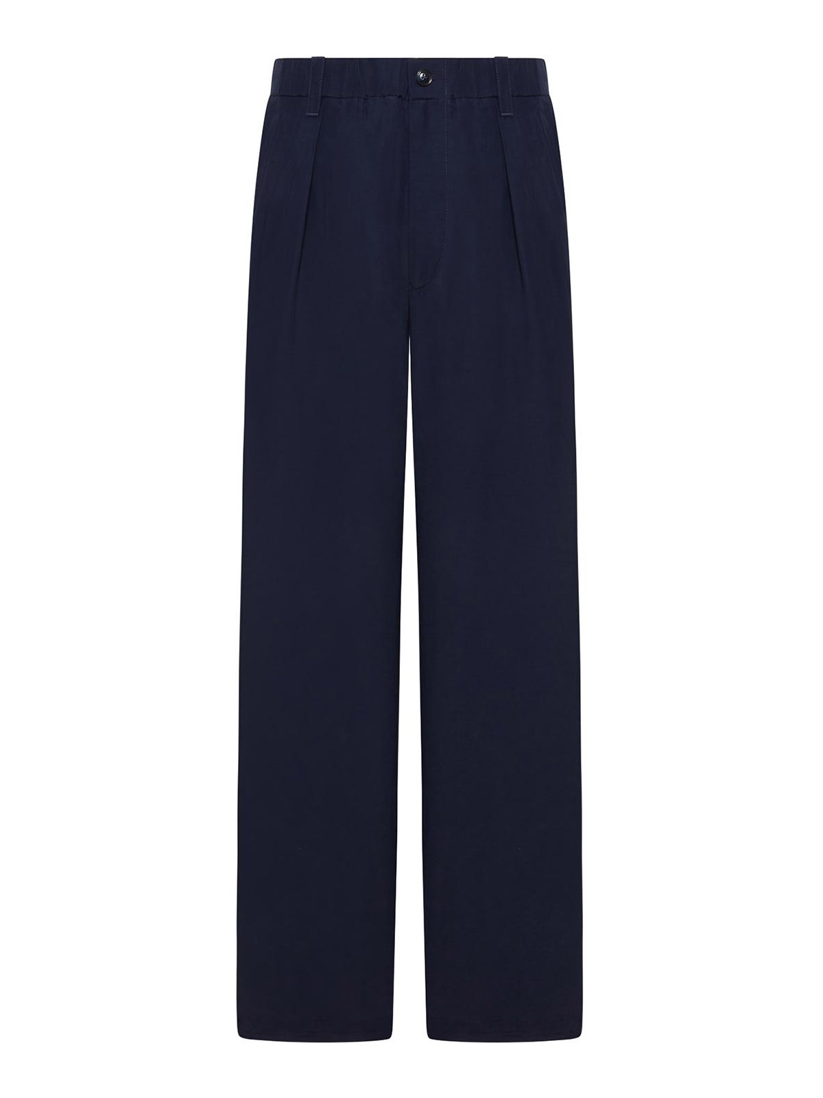 Wide-Leg Tailored Linen Trousers