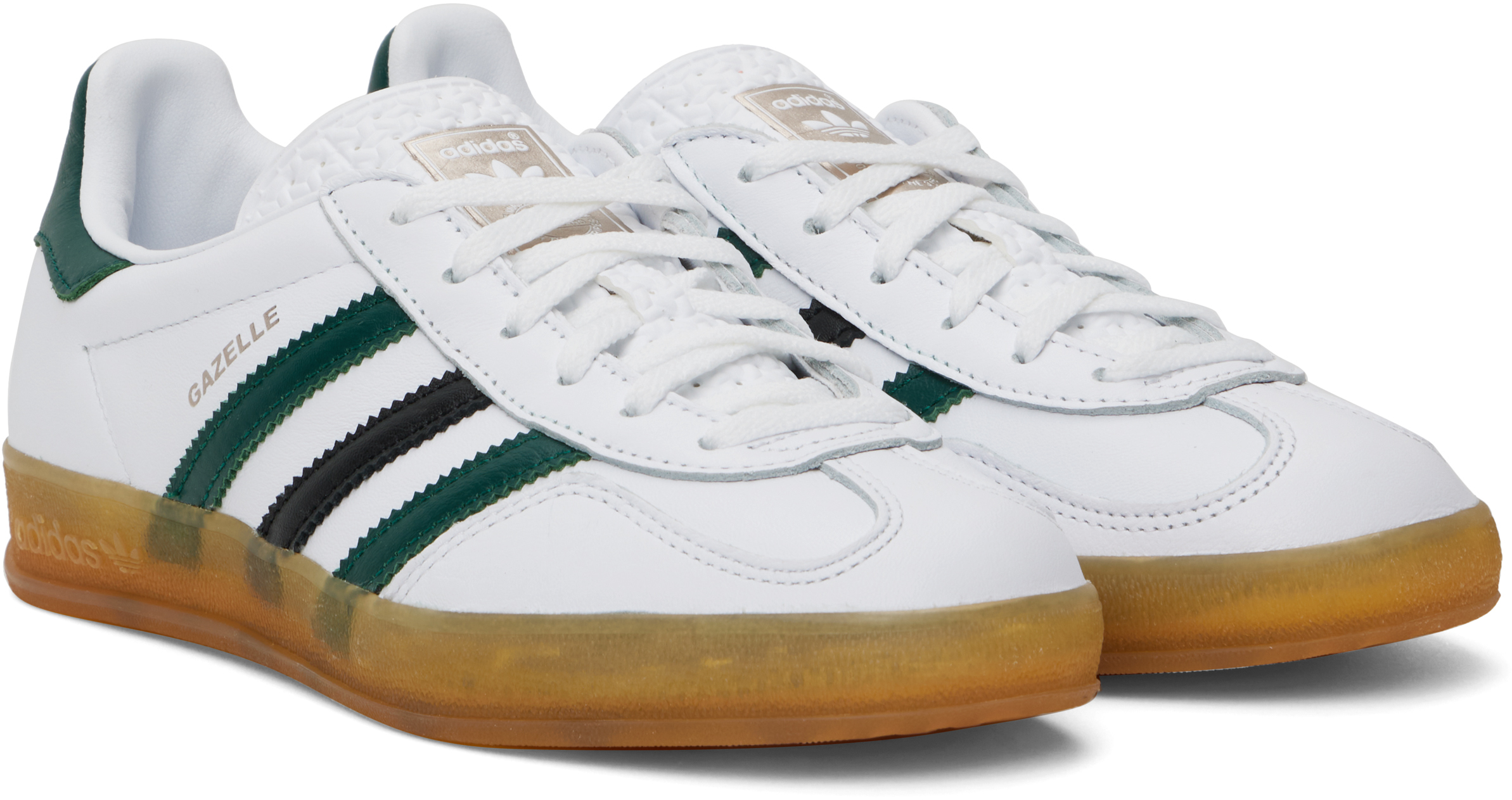 Adidas Originals White Gazelle Indoor Sneakers