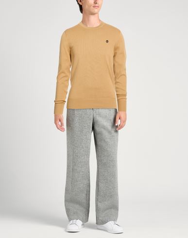 Man Sweater Sand Size S Organic cotton