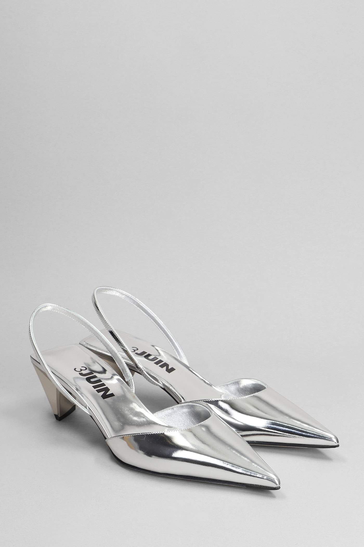 Mariel 050 Pumps In Silver Leather