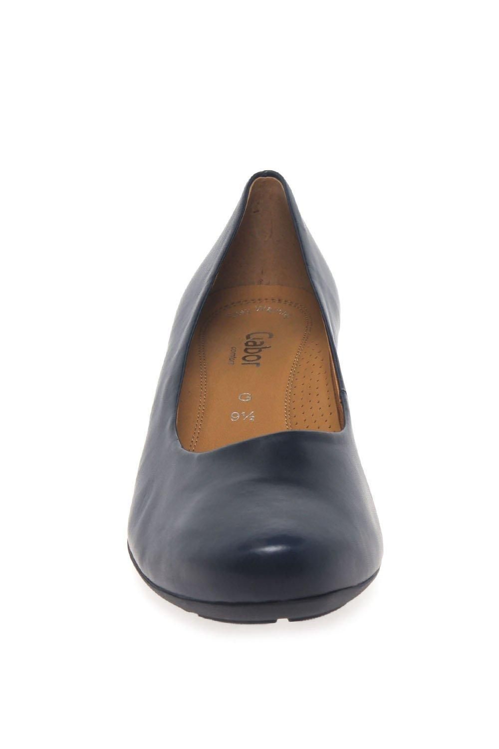 Gabor Women's 'Brambling' Wide Fit Court Shoes in Navy