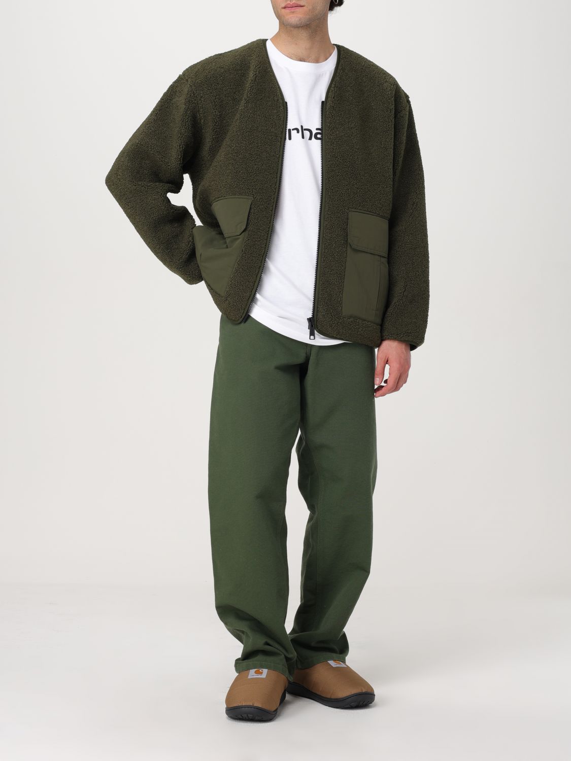 Jacket Men color Green