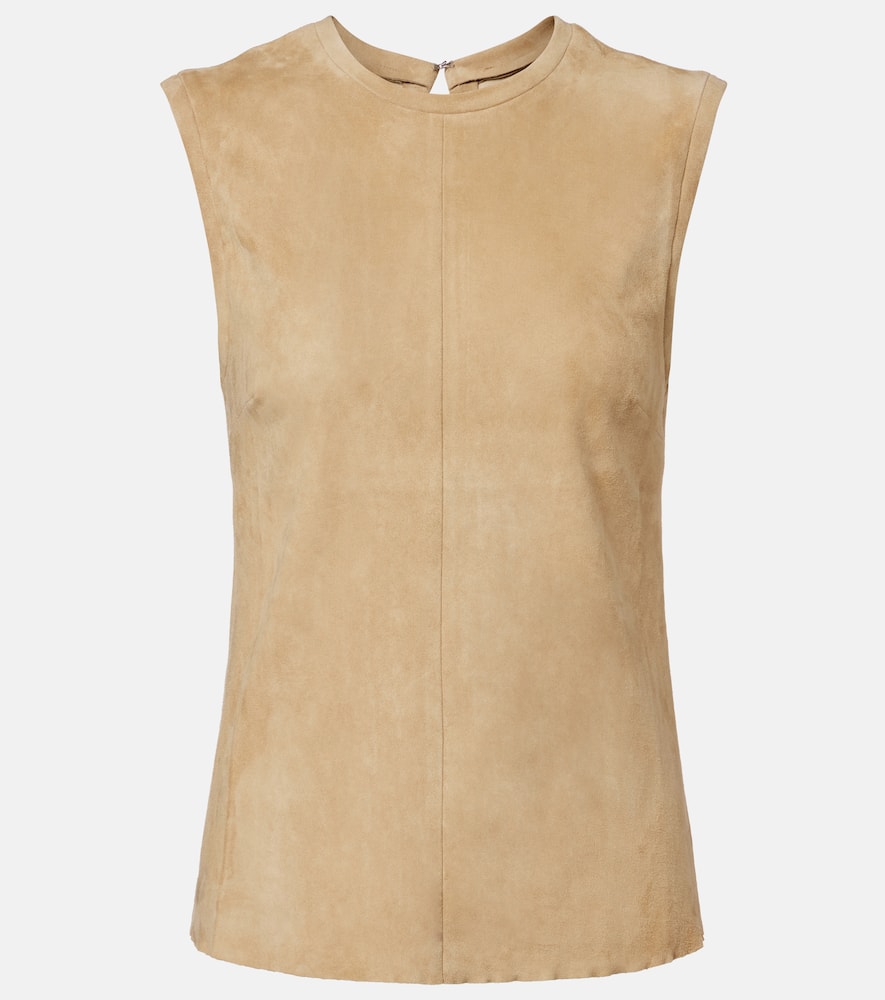 Muccia suede top