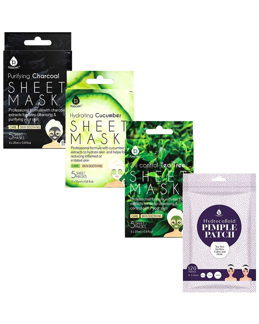 Pursonic Unisex Acne Care & Hydration Essentials Bundle