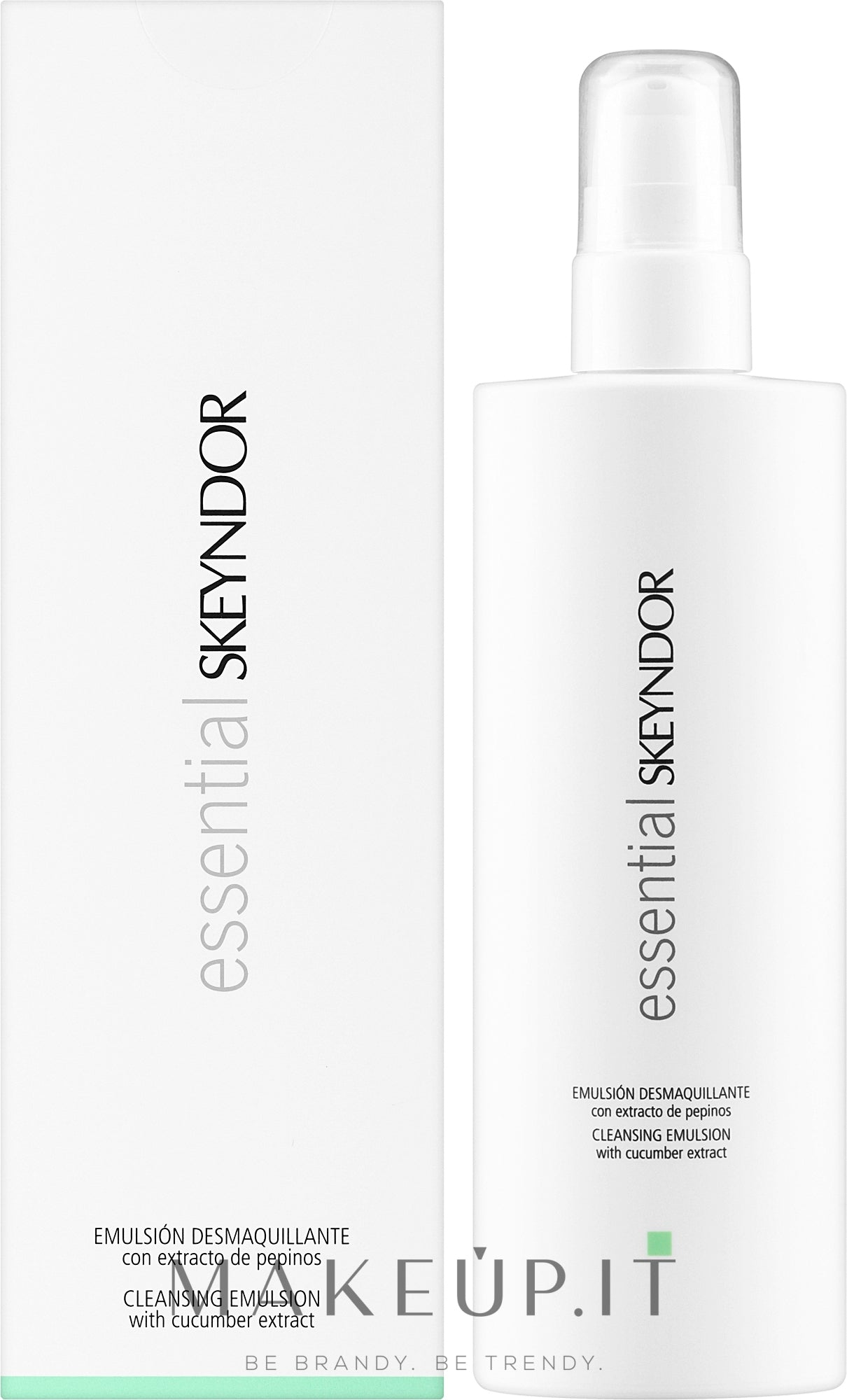 Skeyndor Essential Cleansing Emulsion with Cucumber Extract Emulsione purificante con estratto di cetriolo