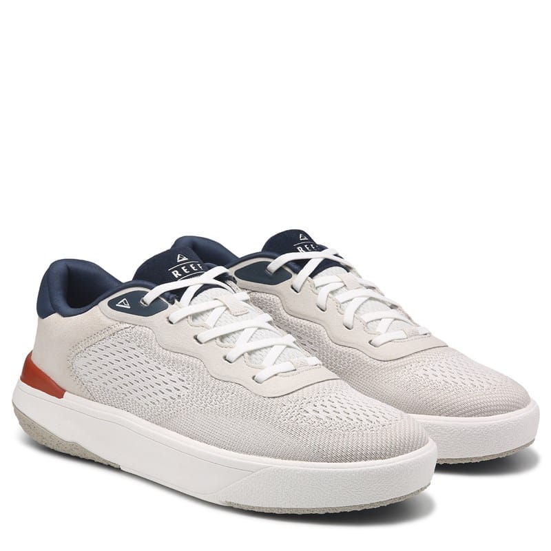 Men's Shoreline Del Mar Slip On Sneakers (Tan/White/Navy)