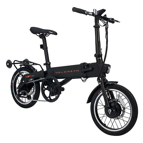 350W Folding E-Bike with Roller Wheels and Pedal Assist