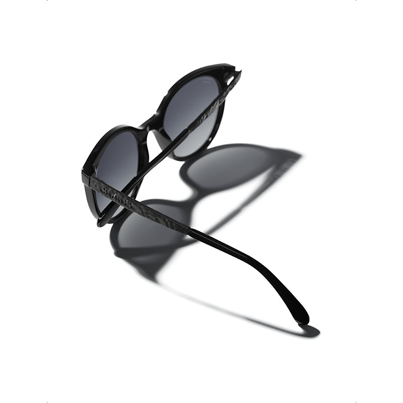 Womens Black Pantos Sunglasses