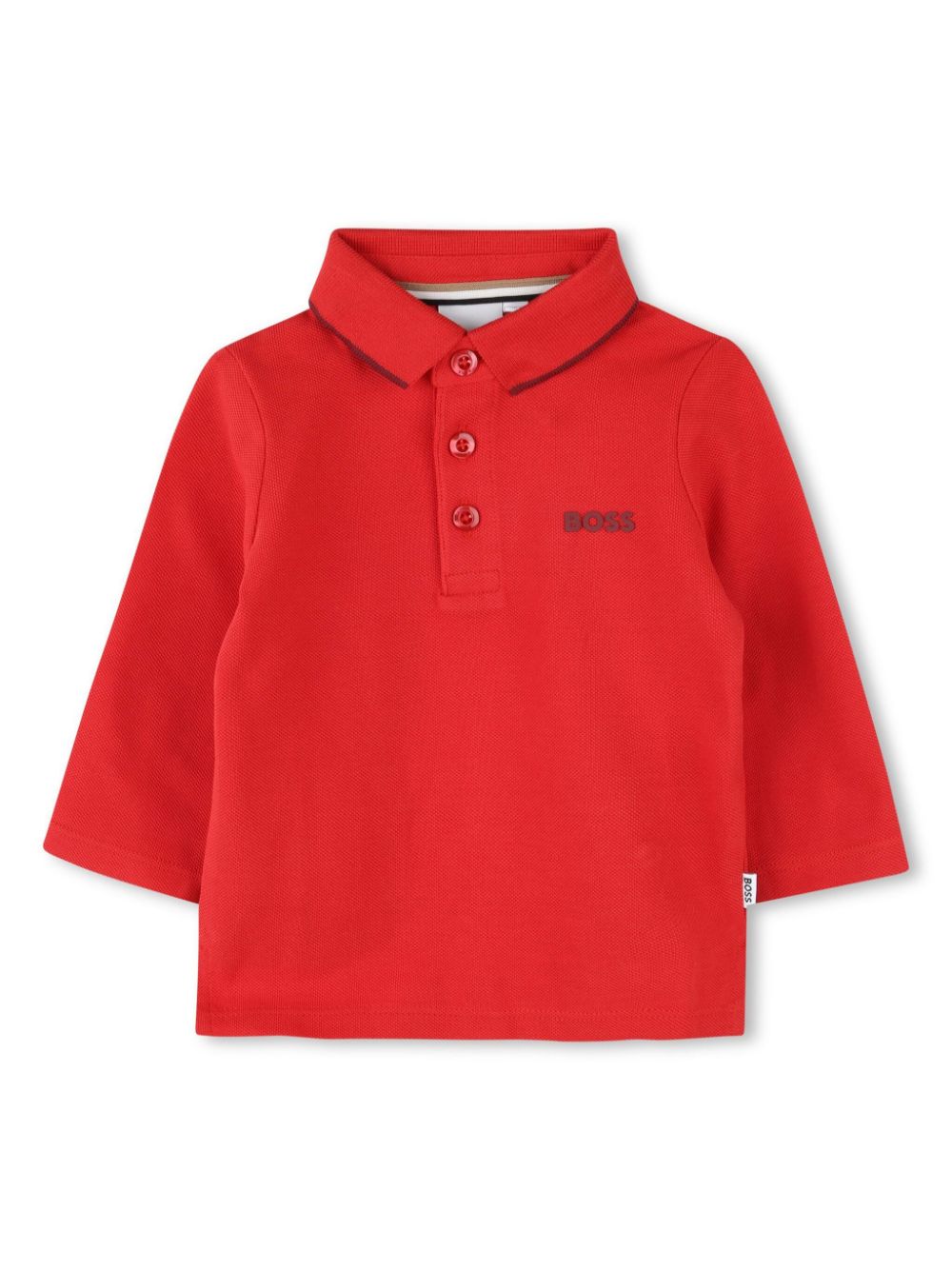 Logo-embroidered polo shirt