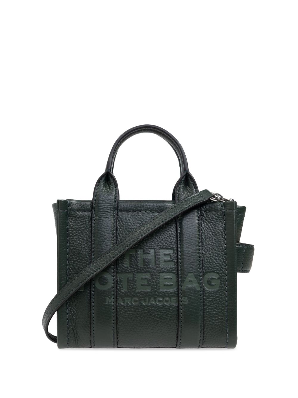 The Leather Crossbody tote bag - Green