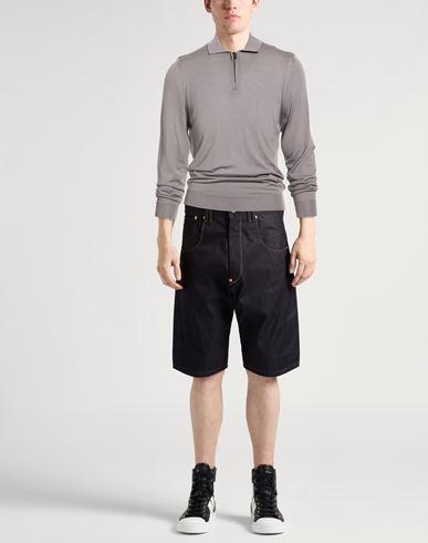 Man Sweater Grey Size 38 Super 140s Wool