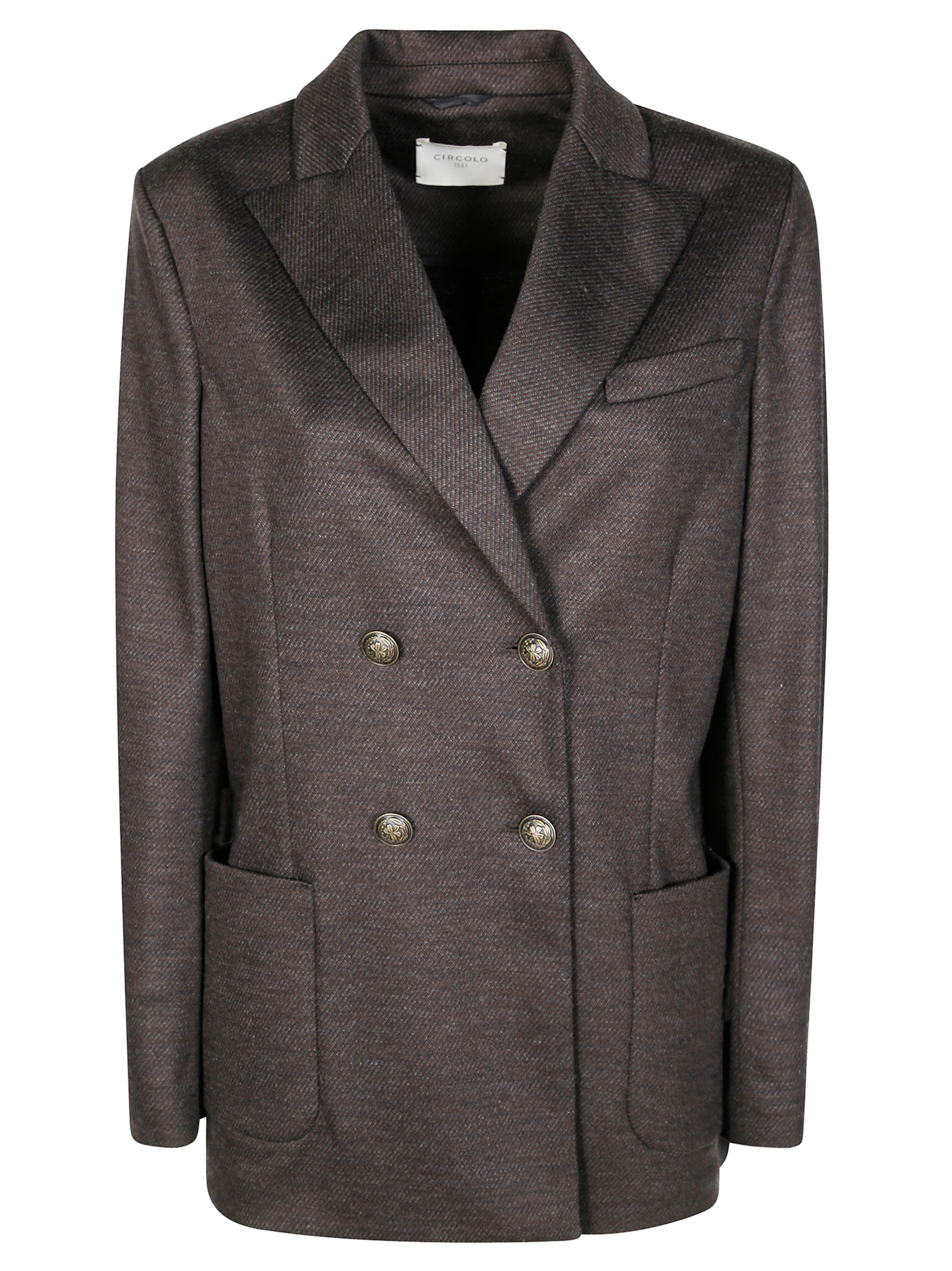 Double-Breasted Wool Jacket for Women
