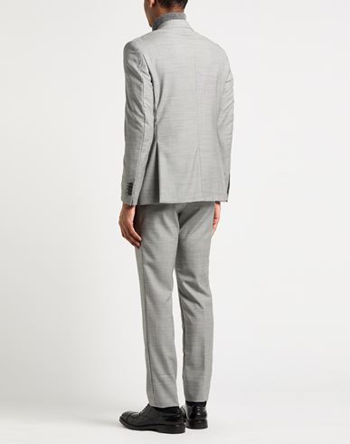 Man Suit Grey Size 38 Virgin Wool