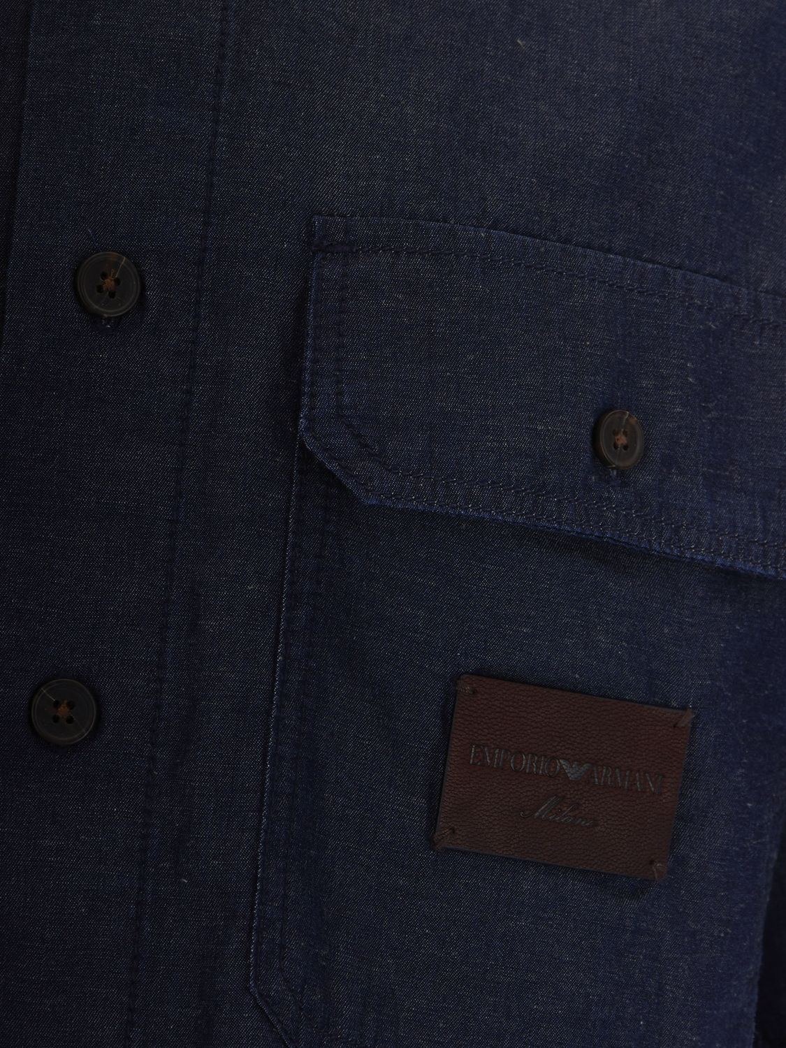 Shirt Men color Denim