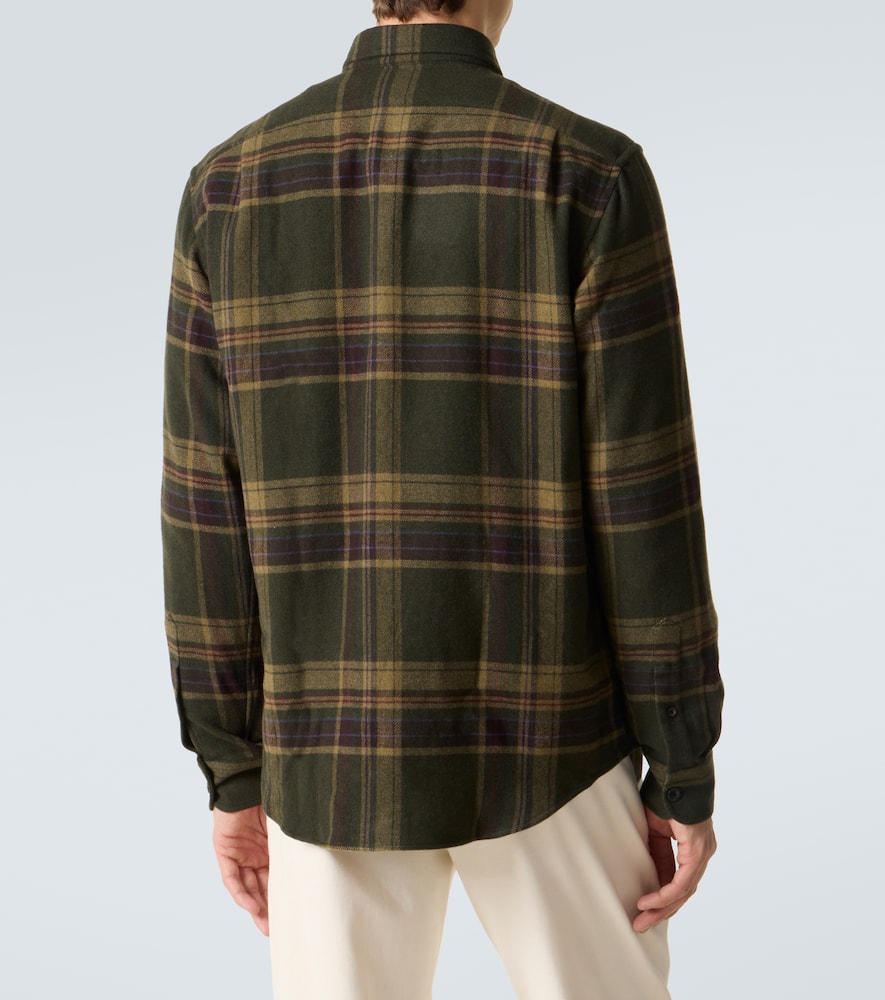 Checked cashmere shirt