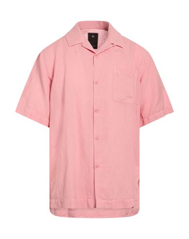 Man Shirt Pink Size XL Hemp, Cotton