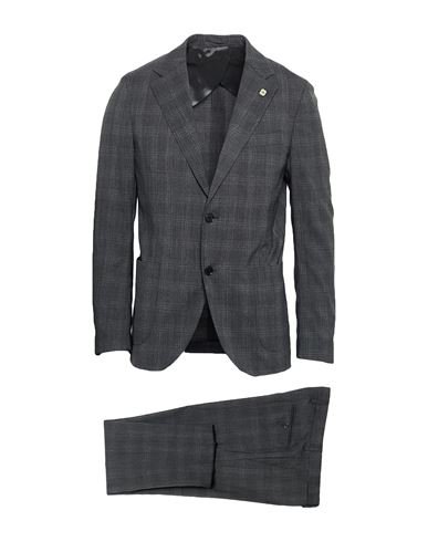 Man Suit Charcoal Size 36 Wool, Polyester, Elastane