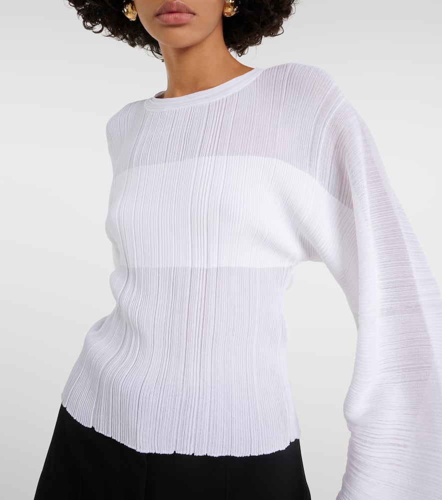 Plissé top