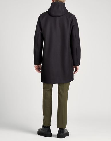 Man Coat Midnight blue Size 42 Virgin Wool, Polyamide