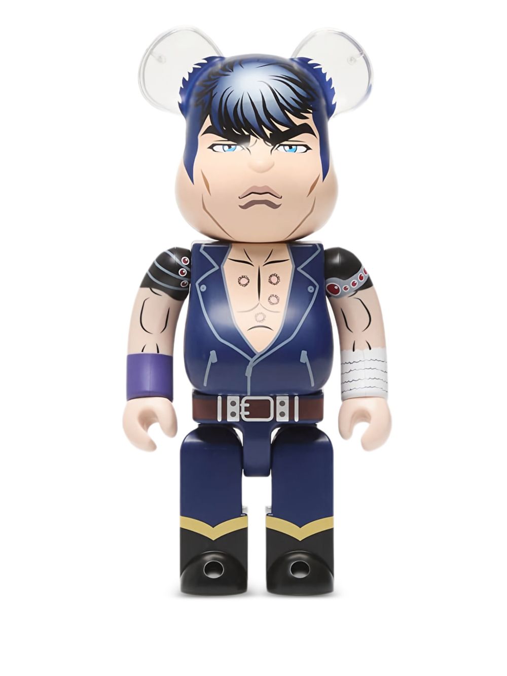 X Kenshiro Fist of the North Star BE@RBRICK 400% figurine - Blue
