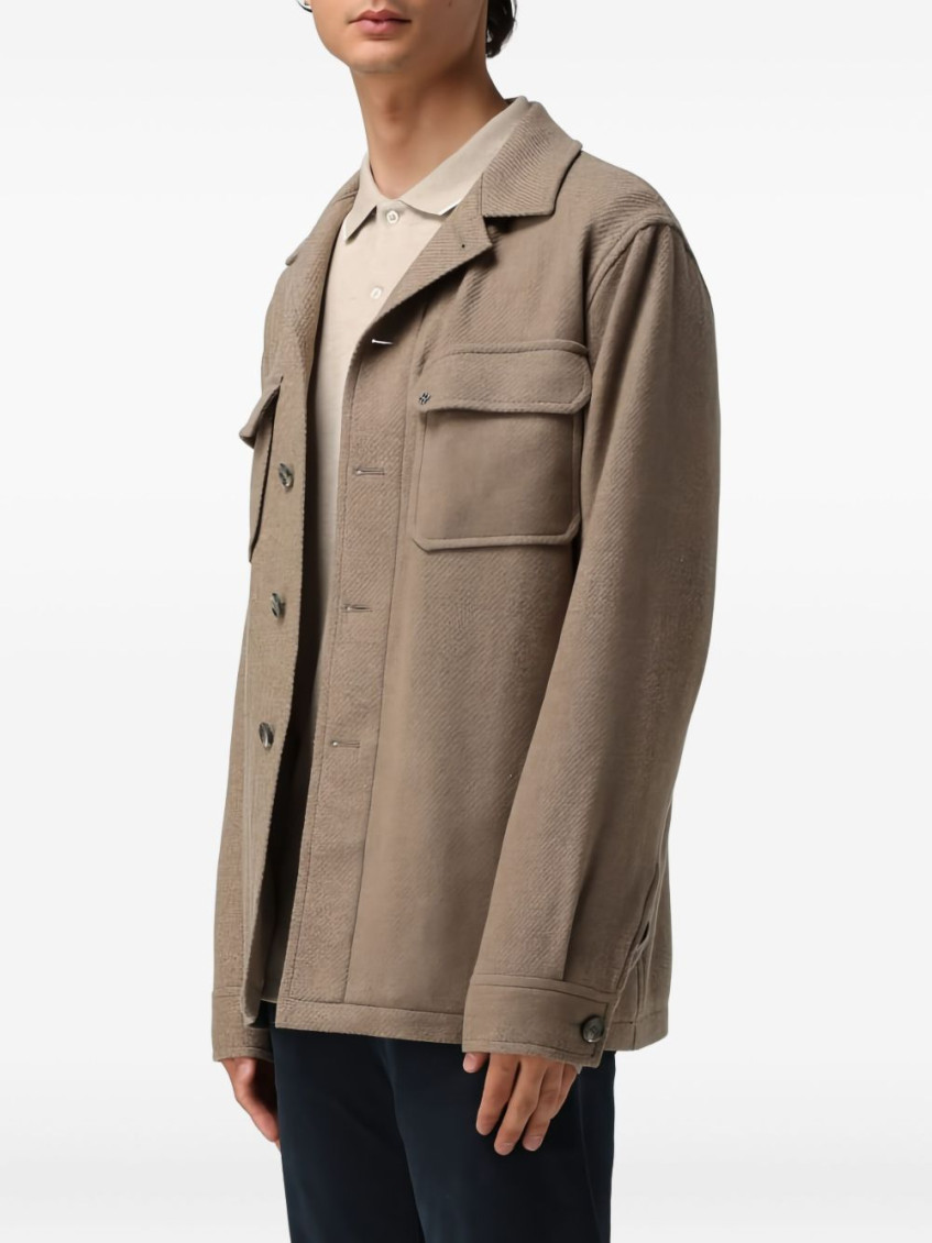 Tagliatore - wool blend jacket flap pocket