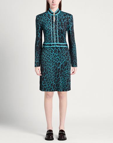 Woman Mini dress Deep teal Size 10 Polyamide