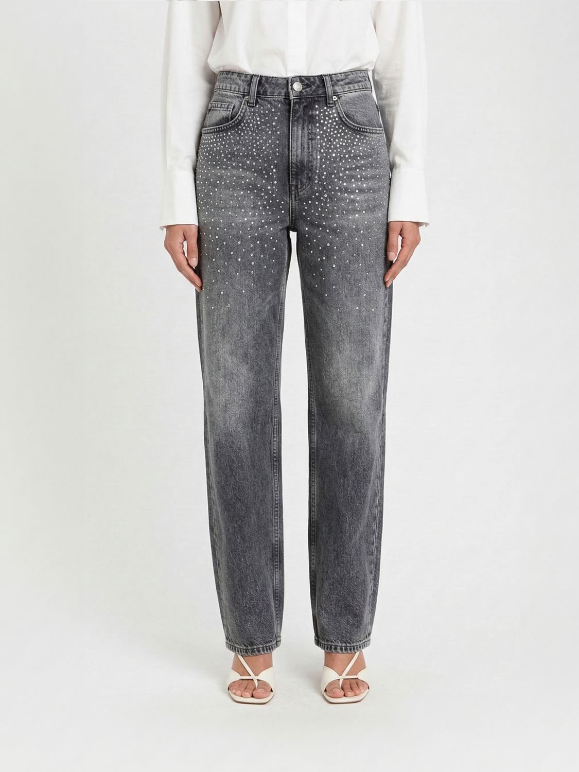 Jeans Woman color Grey