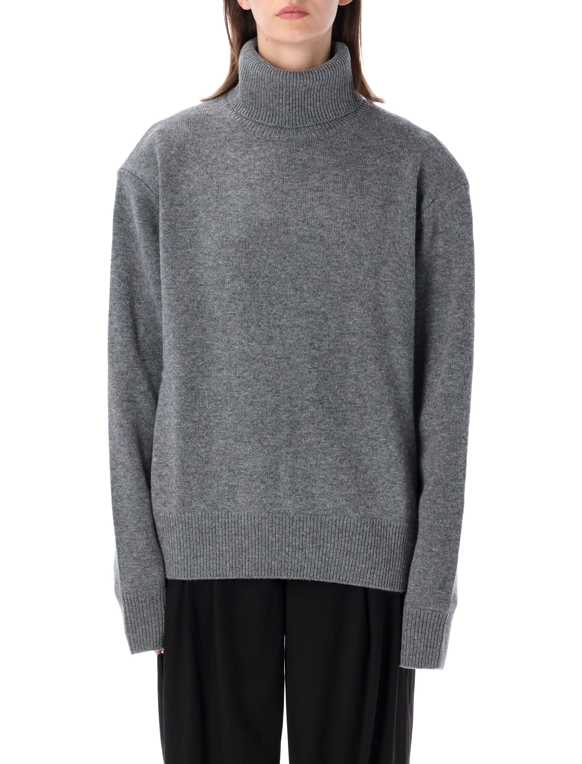 Cashmere Blend Turtleneck Sweater