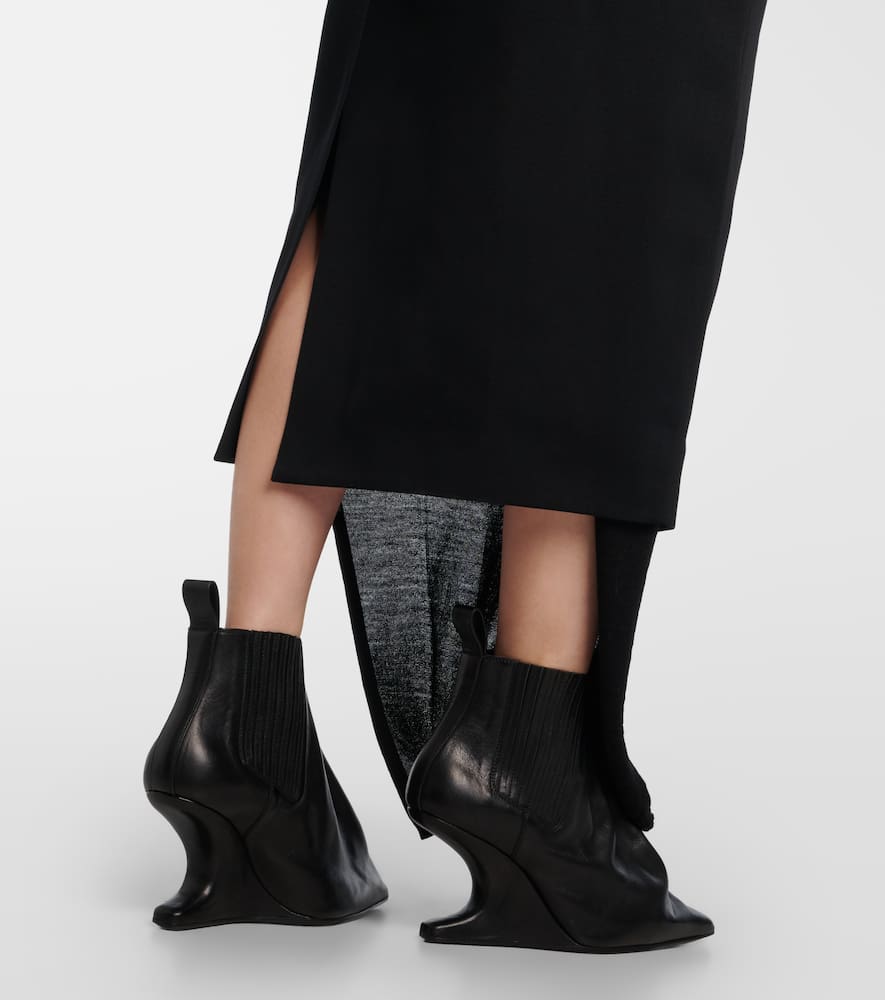 Cyclops wool wrap coat
