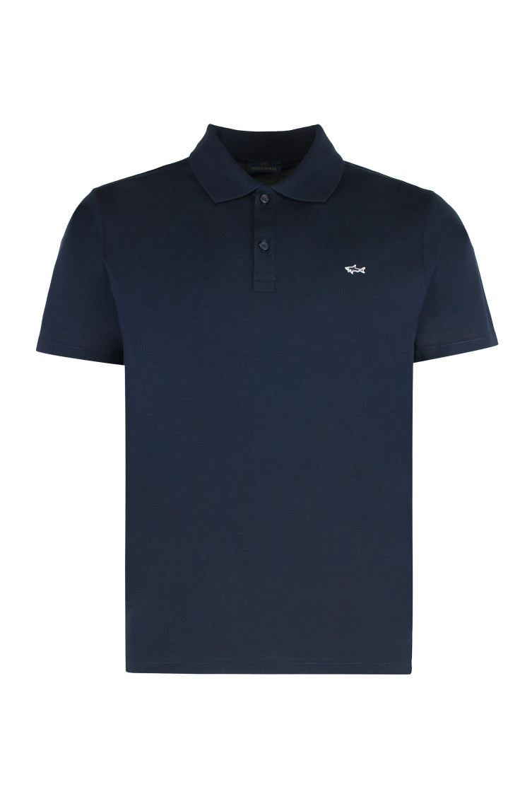 Paul & Shark - short sleeve polo featuring side slit