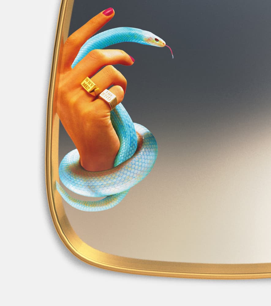 X Toiletpaper Snakes mirror