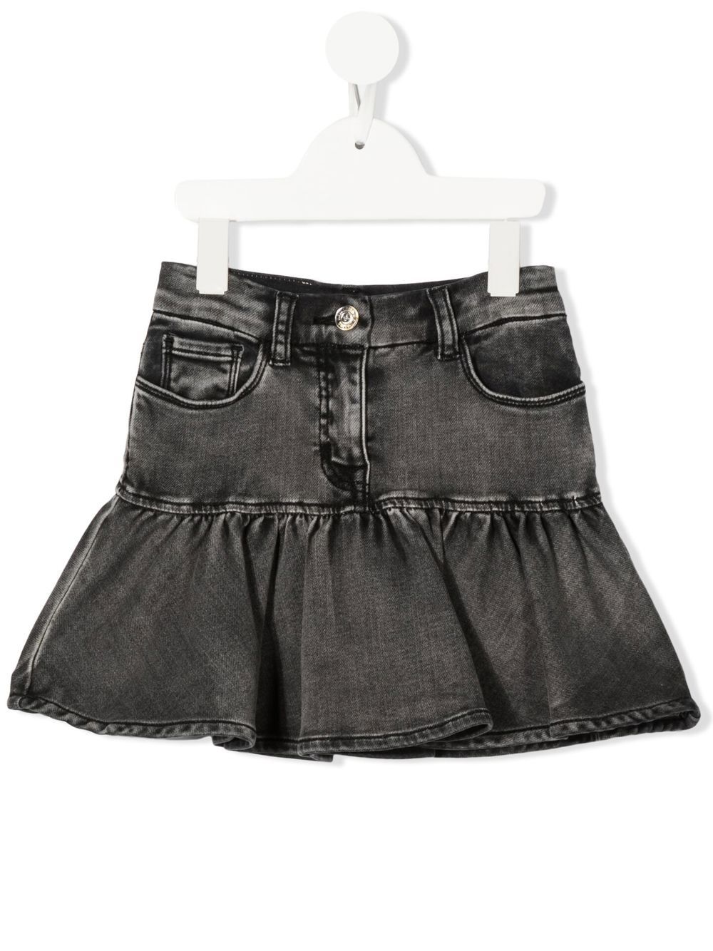 X Disney ruffled denim skirt - Grey