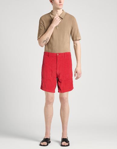 Alternative Classics Man Shorts & Bermuda Shorts Red Size 38 Cotton