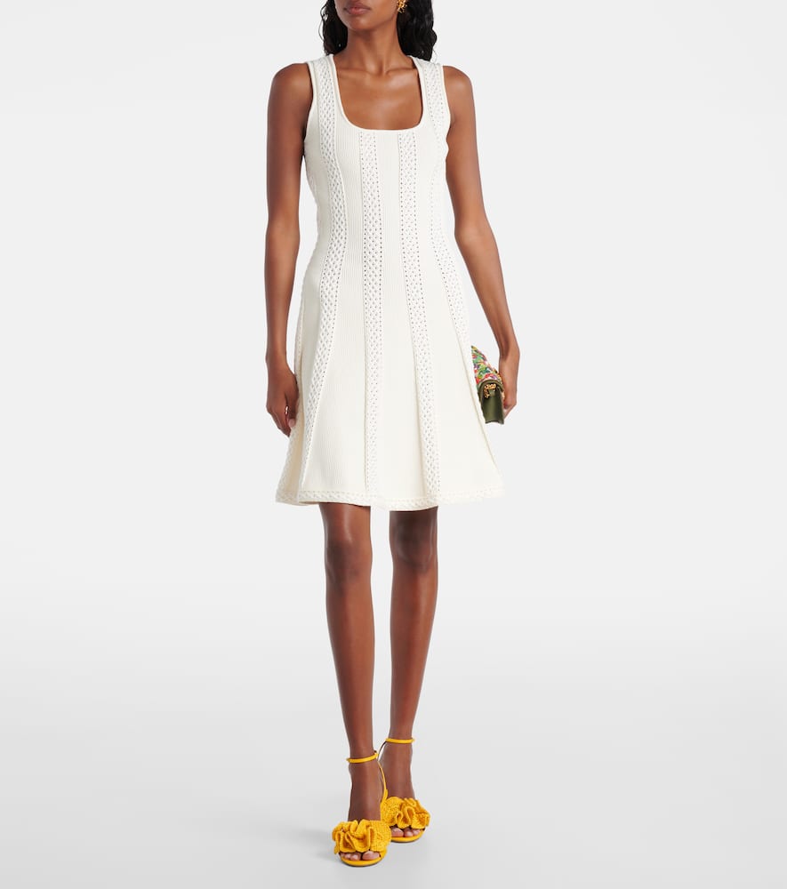 Open-knit minidress