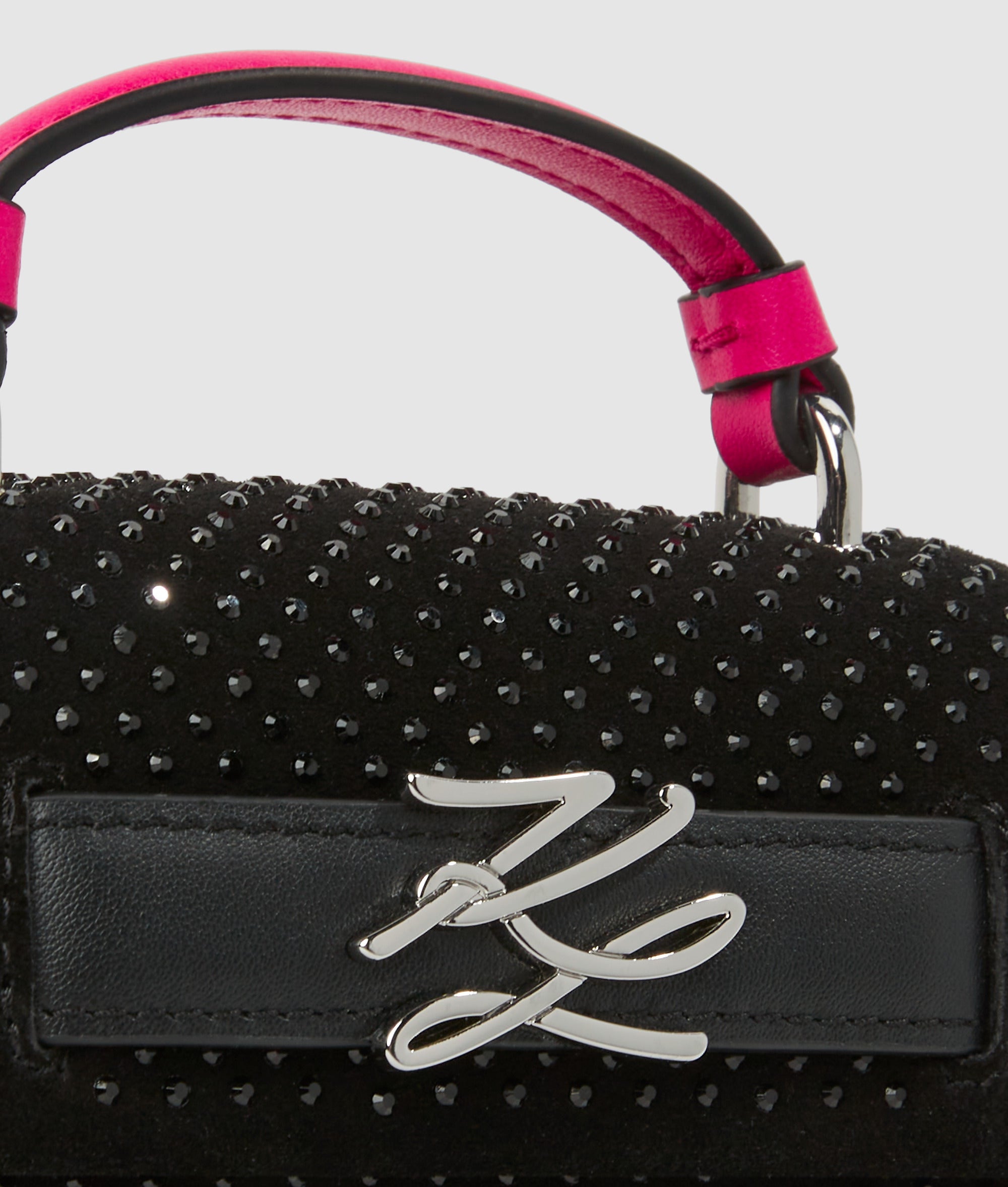 Karl Lagerfeld - Exclusive K/autograph Rhinestone Nano Bag, Woman, Black, : One
