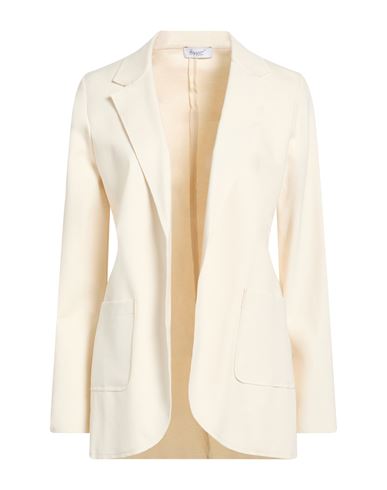 Woman Blazer Beige Size 12 Viscose, Polyamide, Elastane