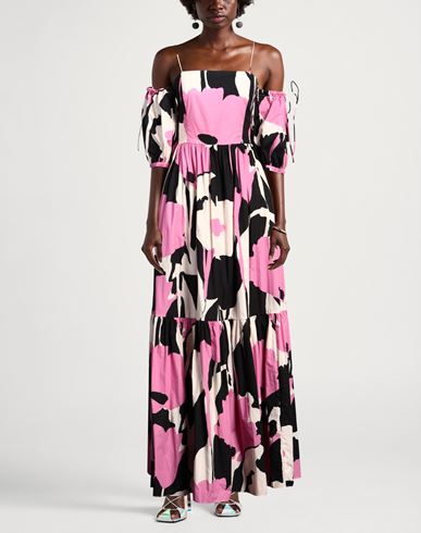 Woman Maxi dress Pink Size 2 Cotton