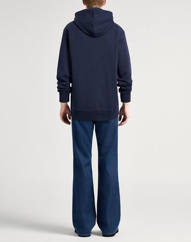 Man Sweatshirt Midnight blue Size M Cotton, Elastane