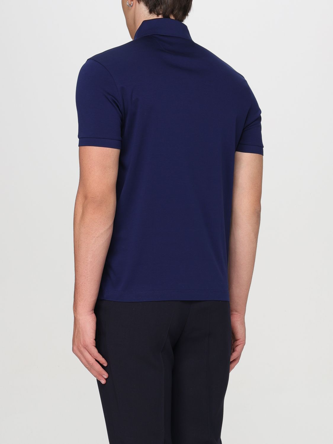 Polo Shirt Men color Blue