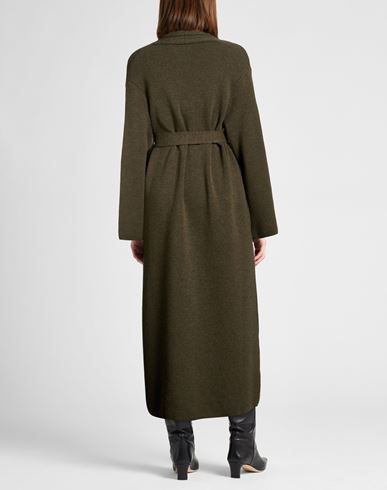 Woman Cardigan Military green Size XS Lambswool