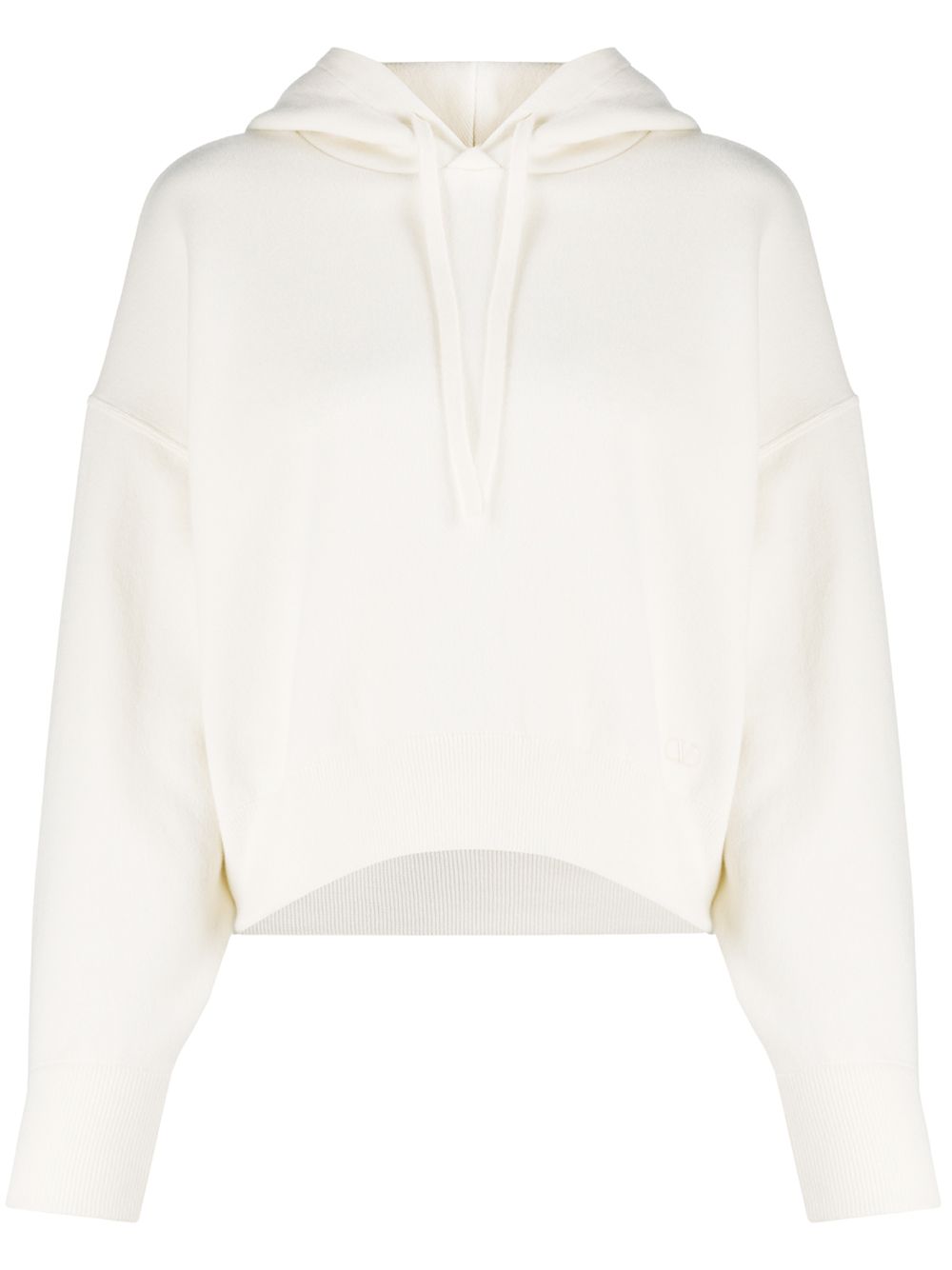 Valentino Garavani cropped hoodie - White