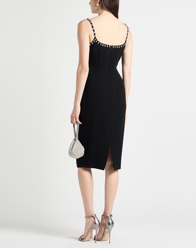 Woman Midi dress Black Size 6 Triacetate, Polyester