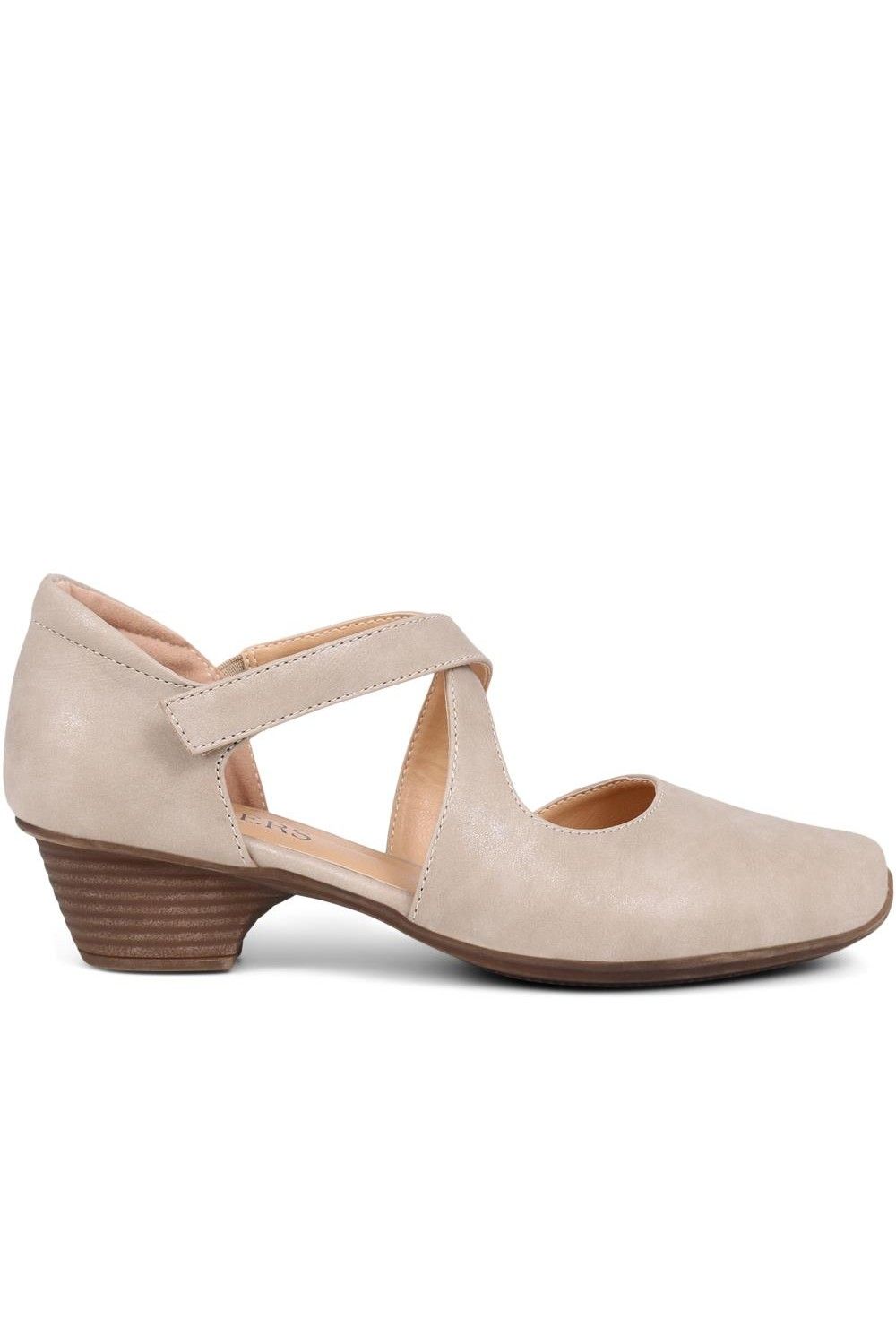 Pavers Women's Low-Heeled Court Shoes in Beige